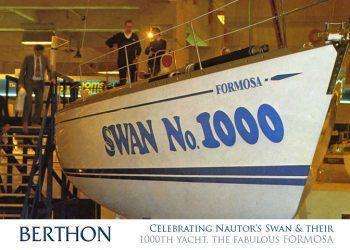 Celebrating Nautor’s Swan with Jennifer Stewart & their 1000th yacht, the fabulous FORMOSA