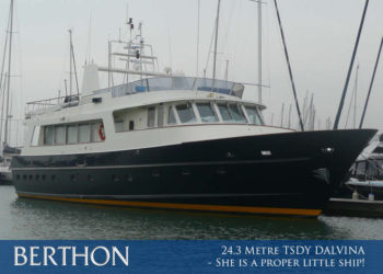 24.3 Metre TSDY DALVINA – She is a proper little ship!