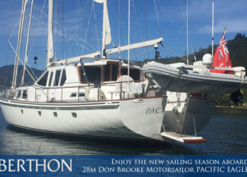 Enjoy the new sailing season aboard 28m Don Brooke Motorsailor, PACIFIC EAGLE