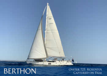 Oyster 725, ROSINHA captured on film now….