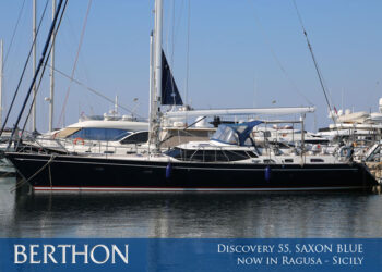 Discovery 55, SAXON BLUE in Ragusa & ready to sail