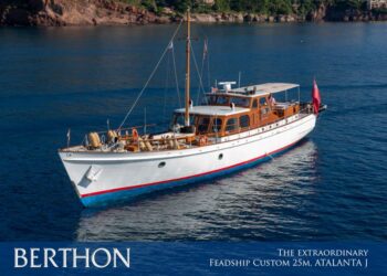 The extraordinary Feadship Custom 25m ATALANTA J is for sale…