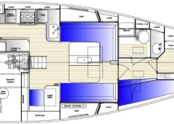 Hallberg-Rassy 44, SUUS Layout 1