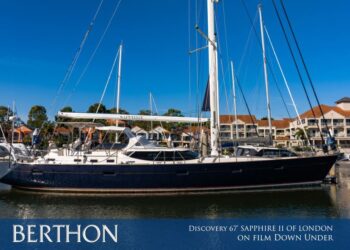 Discovery 67 SAPPHIRE II OF LONDON on film Down Under