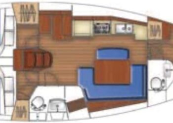 Beneteau Oceanis 40, WAGSJO Layout 1