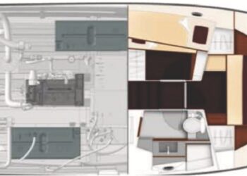 Beneteau Swift Trawler 34, NATAL D’Ô Layout 2