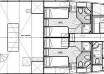 Benetti Sail Division 79, VICTORIA III Layout 2