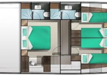 Galeon 640 Fly, CRAZY BEAR Layout 1