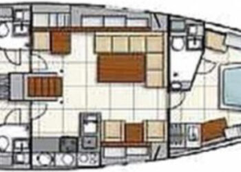 Hanse 540e, CAOL ILA Layout 1