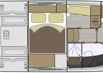 Marex 360 Cabriolet Cruiser, PLANE TO SEA Layout 1