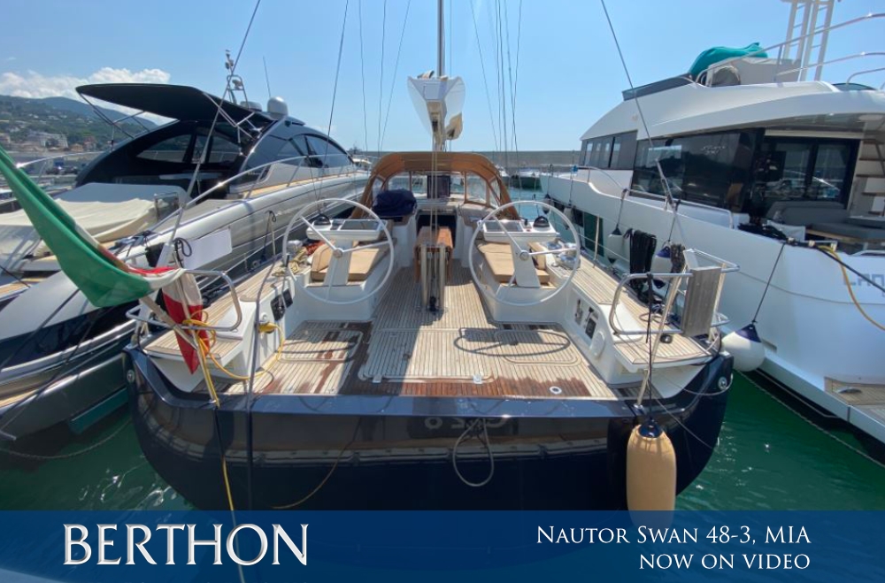 Immaculate Nautor Swan 48-3, MIA now on video