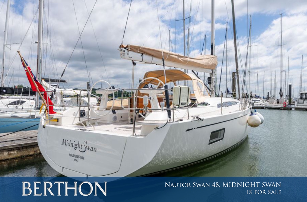 A Swan is a Swan – Nautor Swan 48, MIDNIGHT SWAN is for sale…