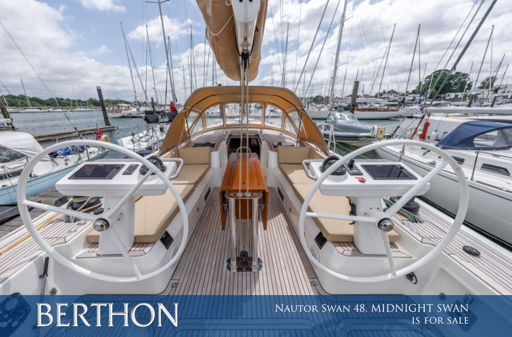 A Swan is a Swan – Nautor Swan 48, MIDNIGHT SWAN is for sale…