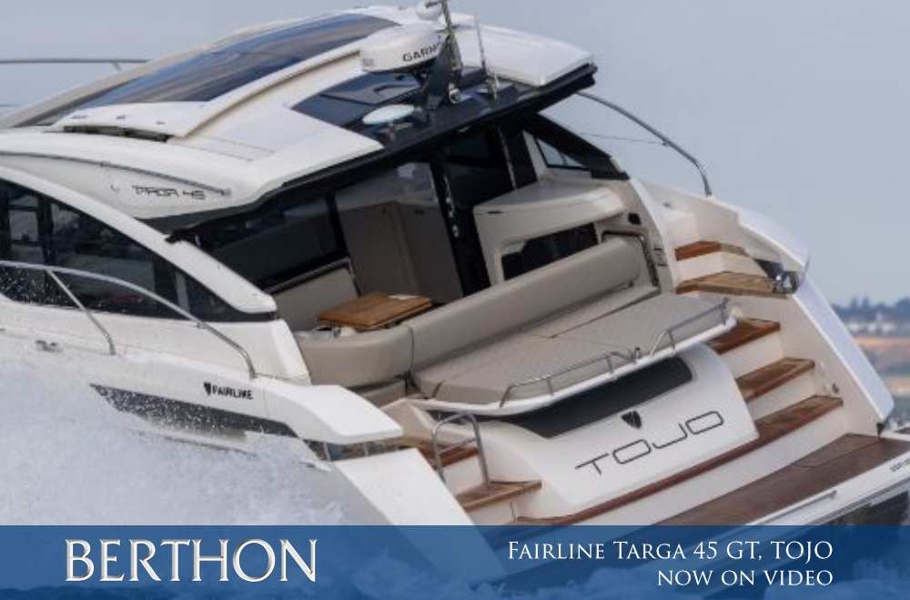 Fairline Targa 45 GT, TOJO now on video