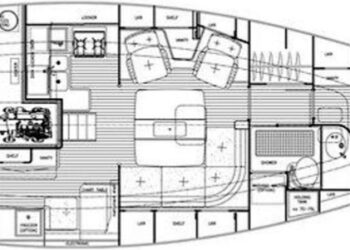 Hallberg-Rassy 40, IDUNN Layout 1