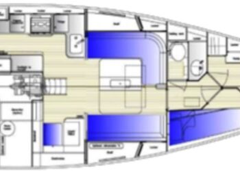 Hallberg-Rassy 44, SHEARWATER Layout 1